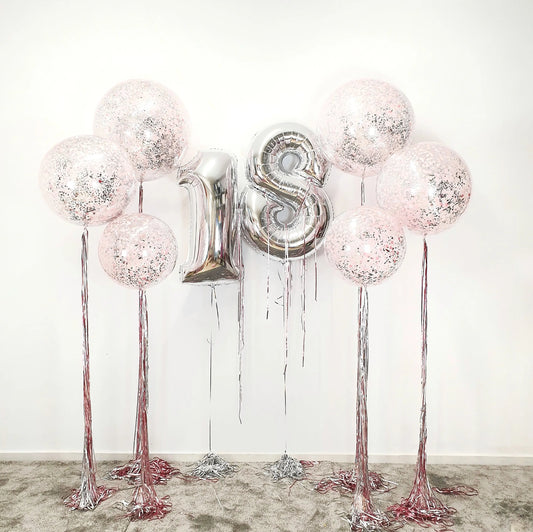 Balloon Kit Luzz Rose - Parada Obligada