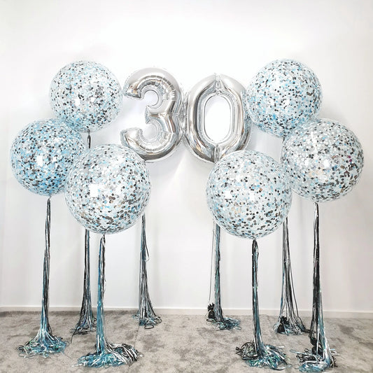 Balloon Kit Zafiro Dots - Parada Obligada