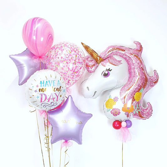 Balloon Kit Unicornio Pink - Parada Obligada