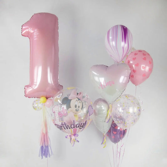 Balloon Kit Minnie Mi Primer Añito - Parada Obligada