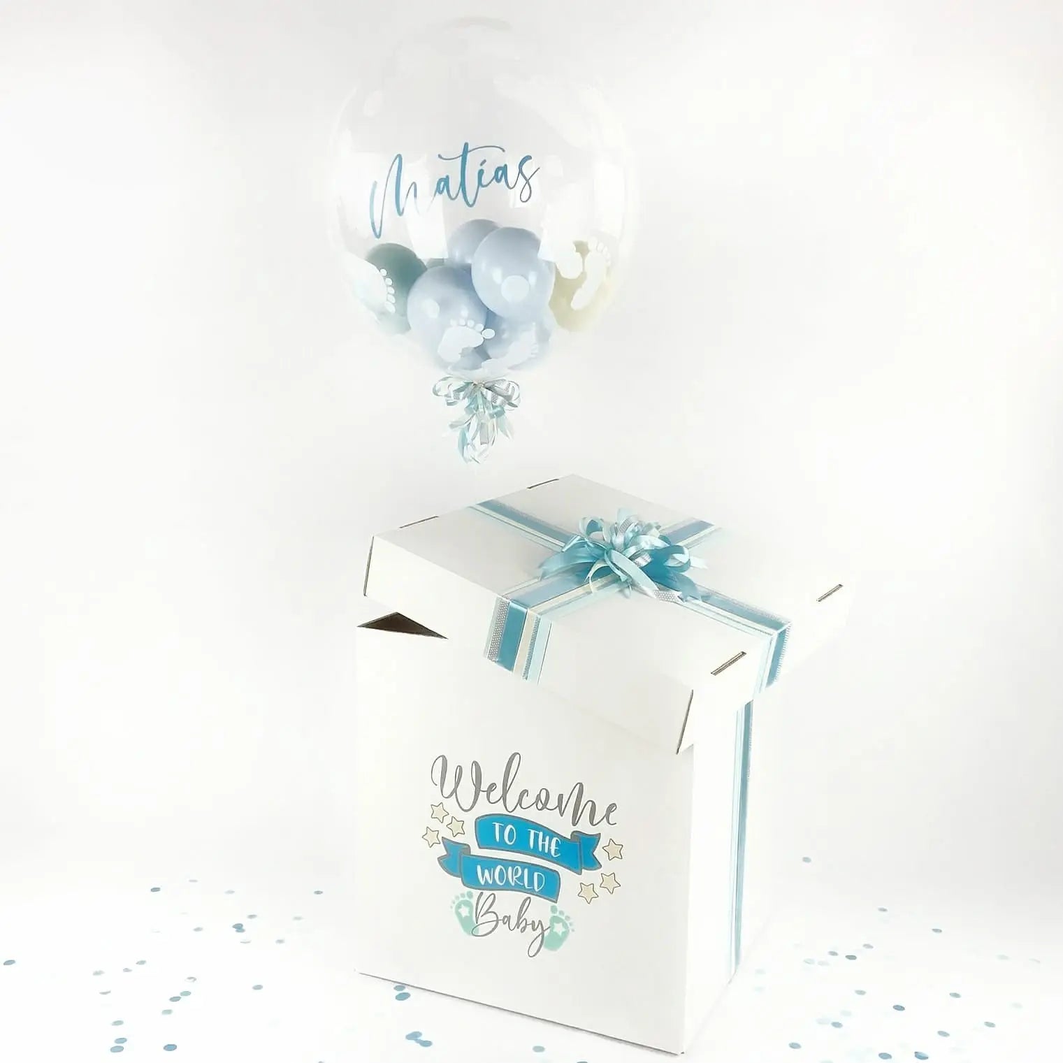 BoxDeluxe Welcome Baby Blue - Parada Obligada