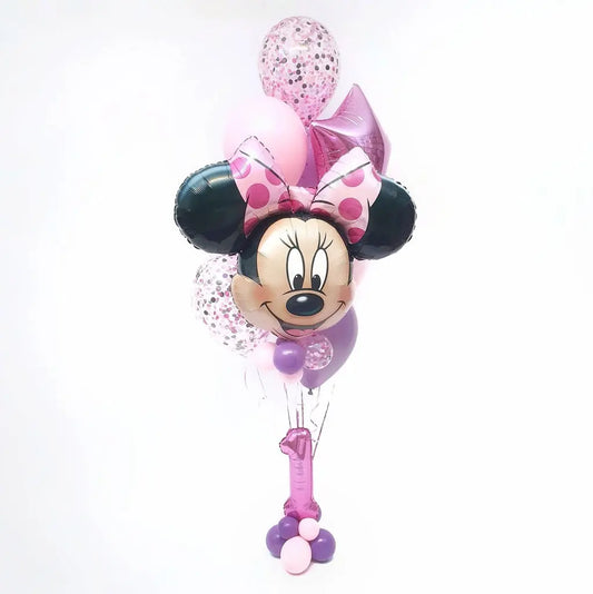 Bouquet de Globos Minnie Birthday - Parada Obligada